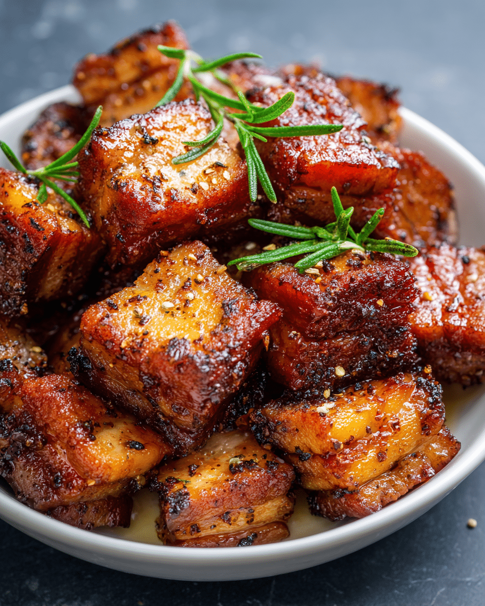 Air-Fryer Crispy Pork Belly