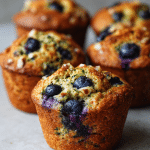 Delicious Good Morning Healthy Blueberry Zucchini Muffins