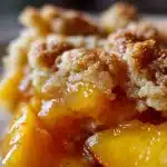 Gluten-Free Peach Cobbler with Fresh Peaches