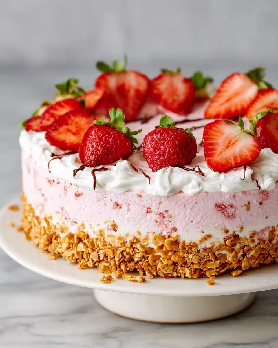 Honey Strawberry Peach Pie