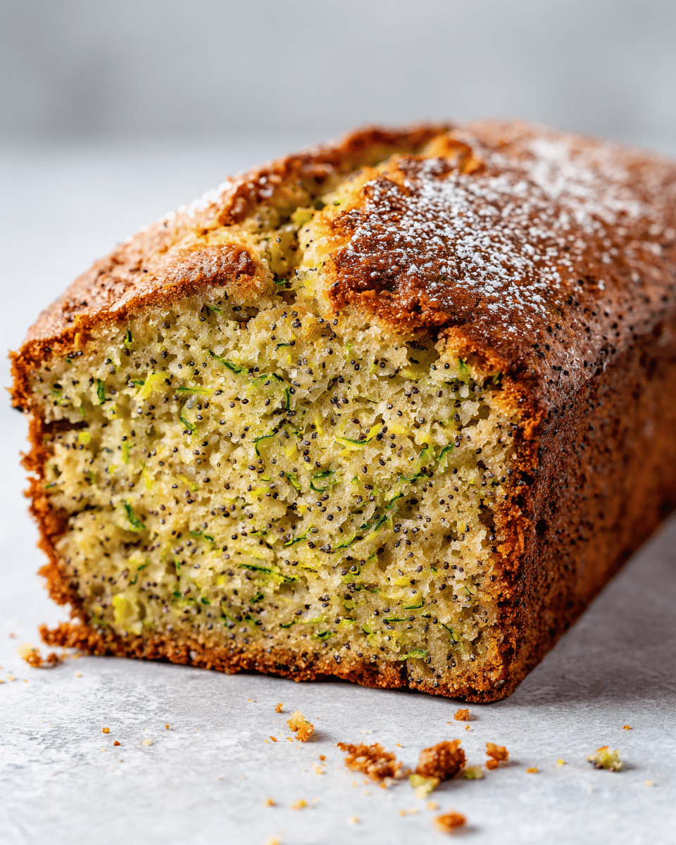 Lemon Poppy Seed Zucchini Bread