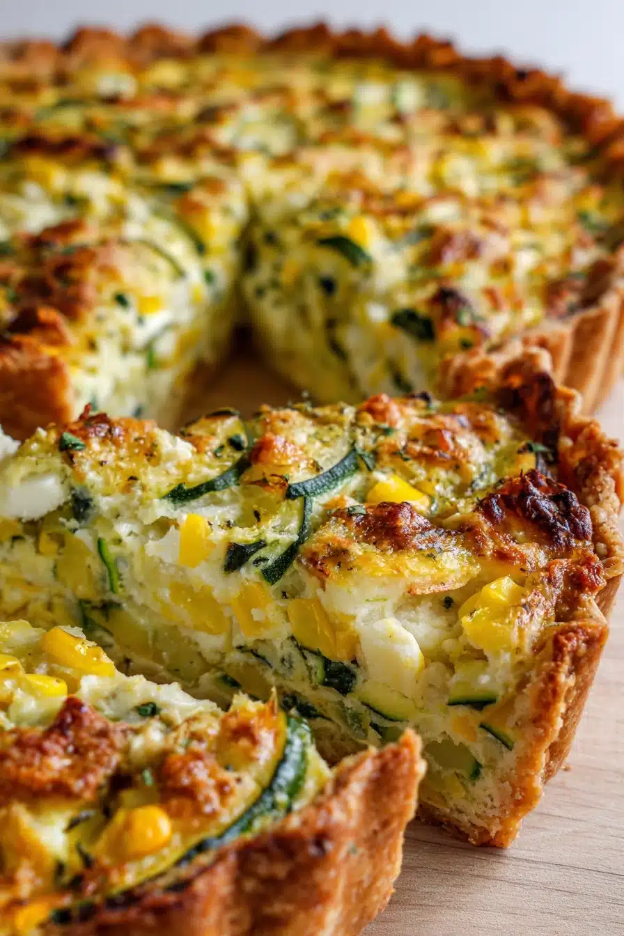 Sweet Corn and Zucchini Pie