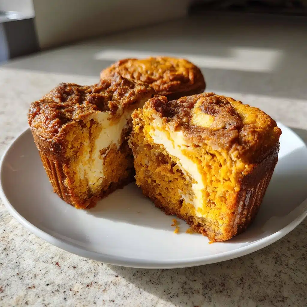Pumpkin Cheesecake Muffins