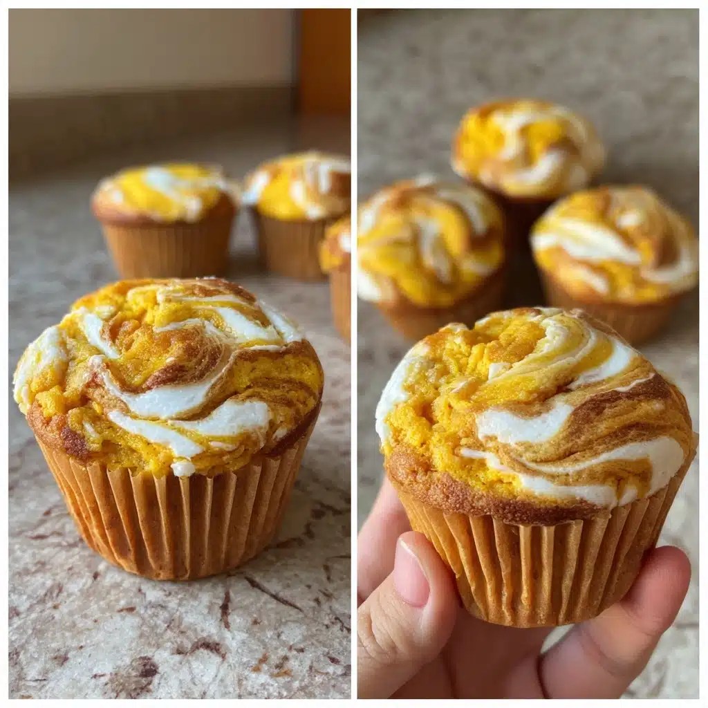 Pumpkin Cream Cheese Swirl Muffins