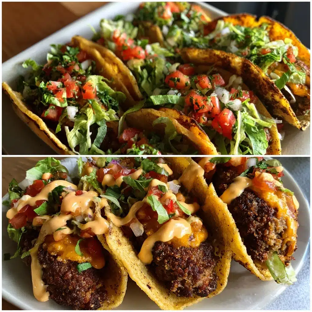 Smash Burger Tacos