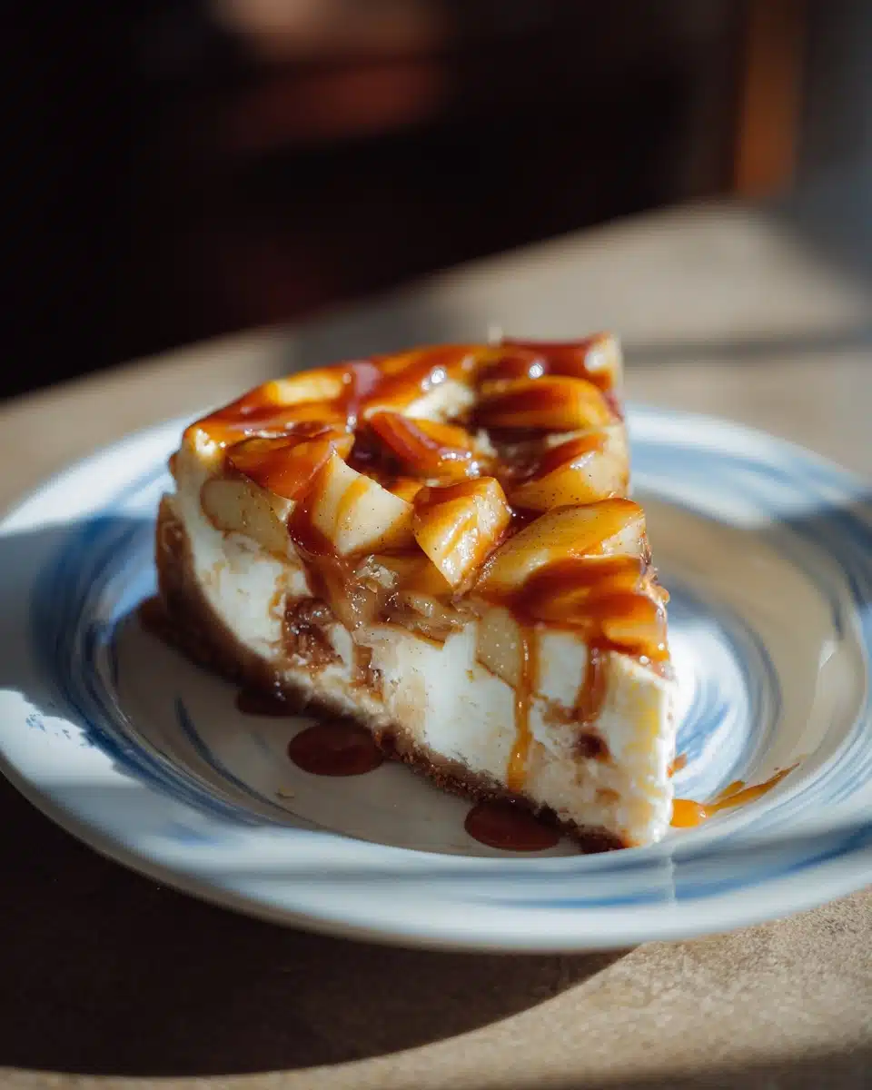 Caramel Apple Cheesecake Bars Recipe