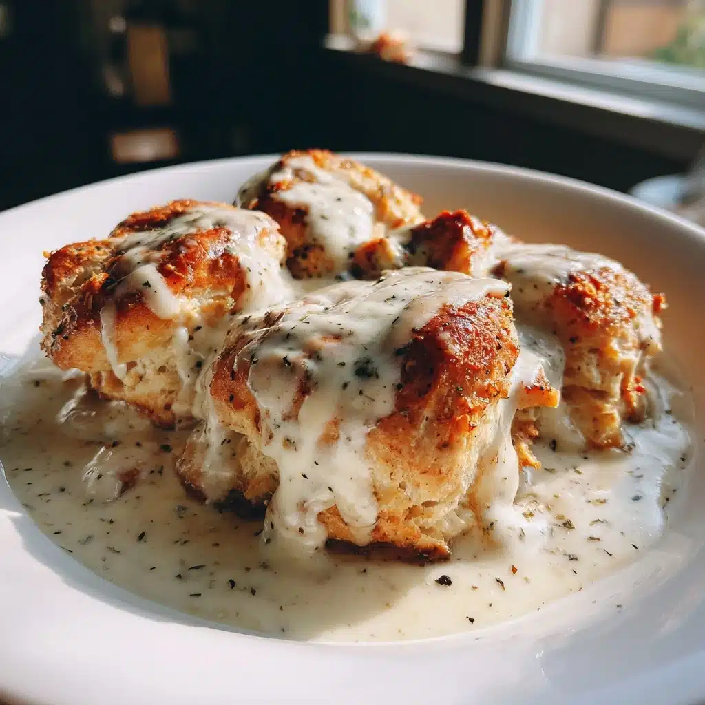 Chicken Pillows with Creamy Parmesan Sauce: A Comfort Food Delight