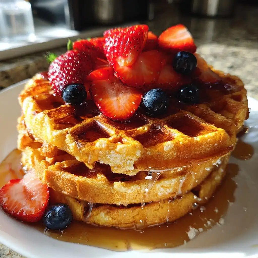 Cinnamon-Spiced Sweet Potato Waffles