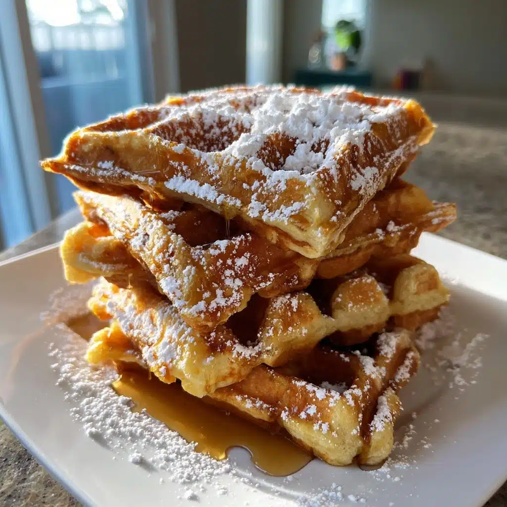 Classic Sweet Potato Waffles With Maple Syrup