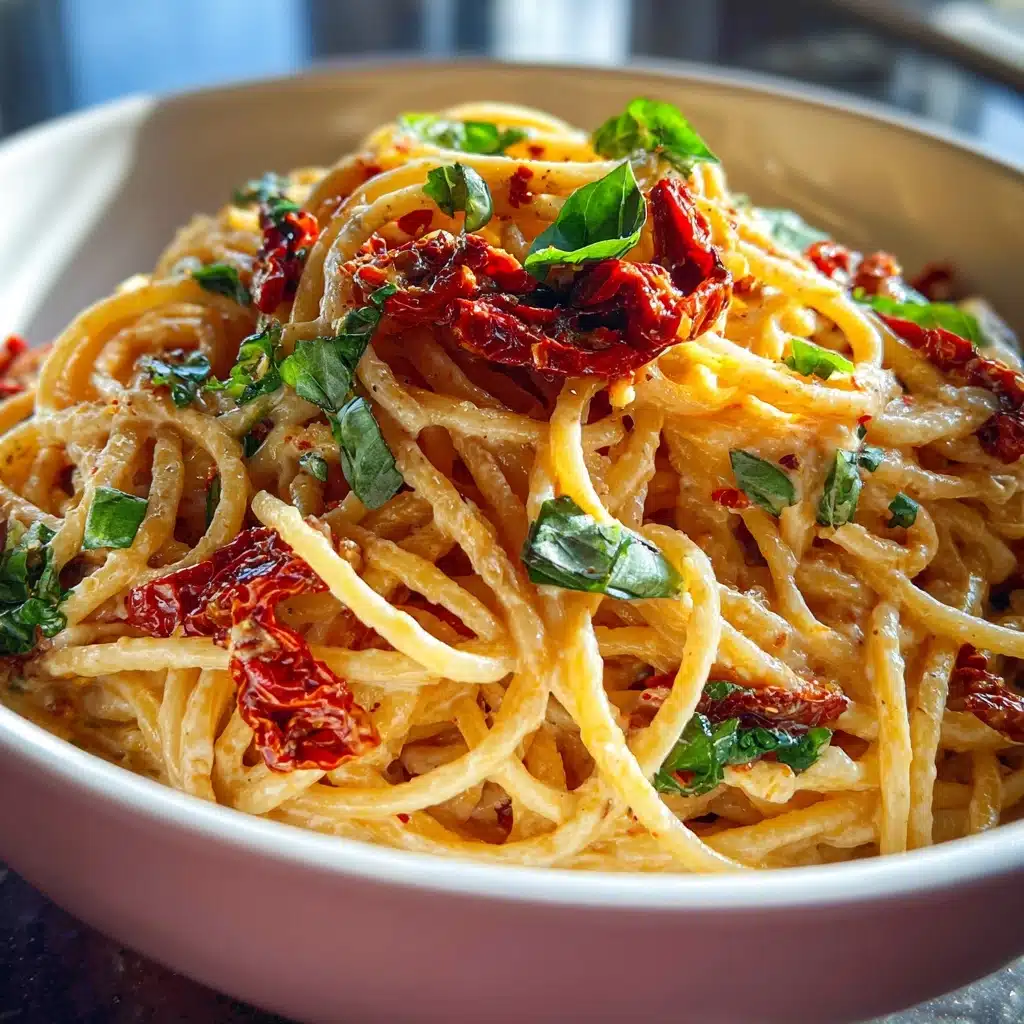 Creamy Sun-Dried Tomato Vegan Pasta Recipe You’ll Love