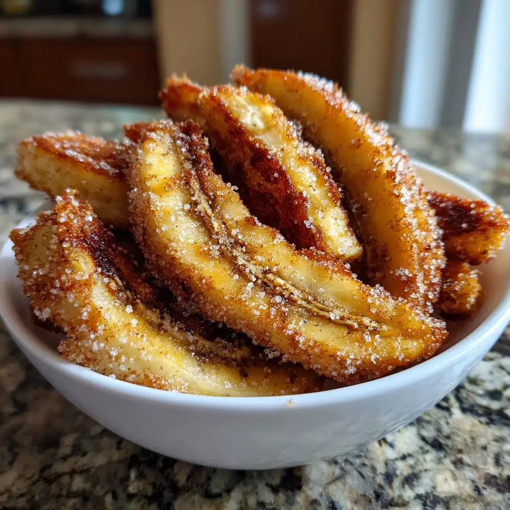 Crispy Cinnamon-Sugar Air Fryer Banana Chips Recipe