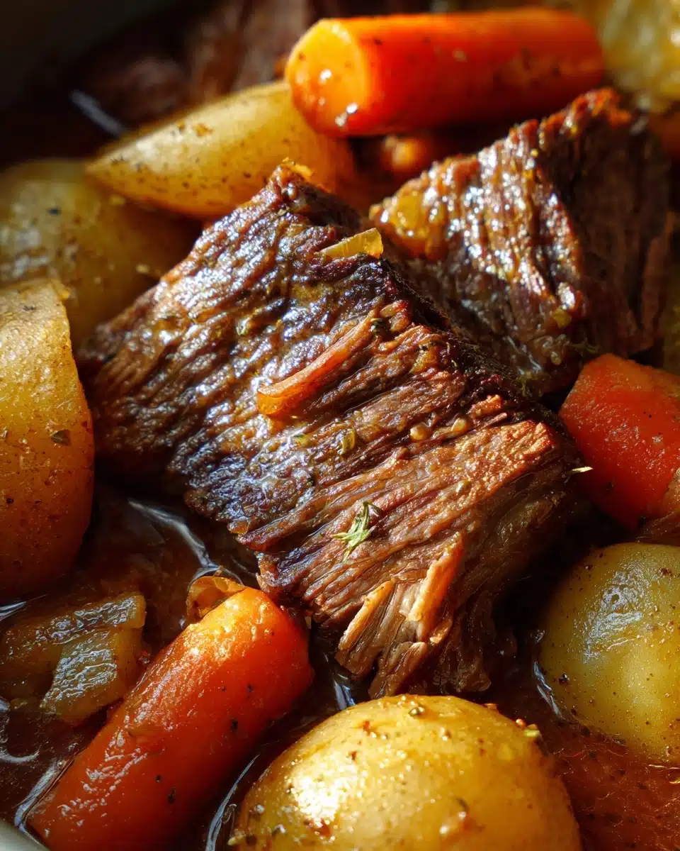 Crock Pot Chuck Roast Recipe – Tender, Juicy, and Easy to Prepare