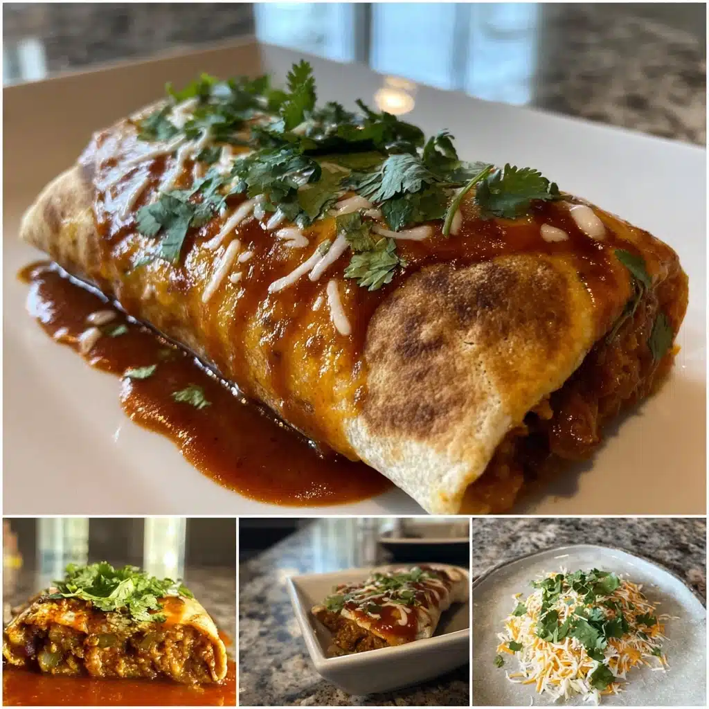 ENCHILADA STYLE BURRITOS