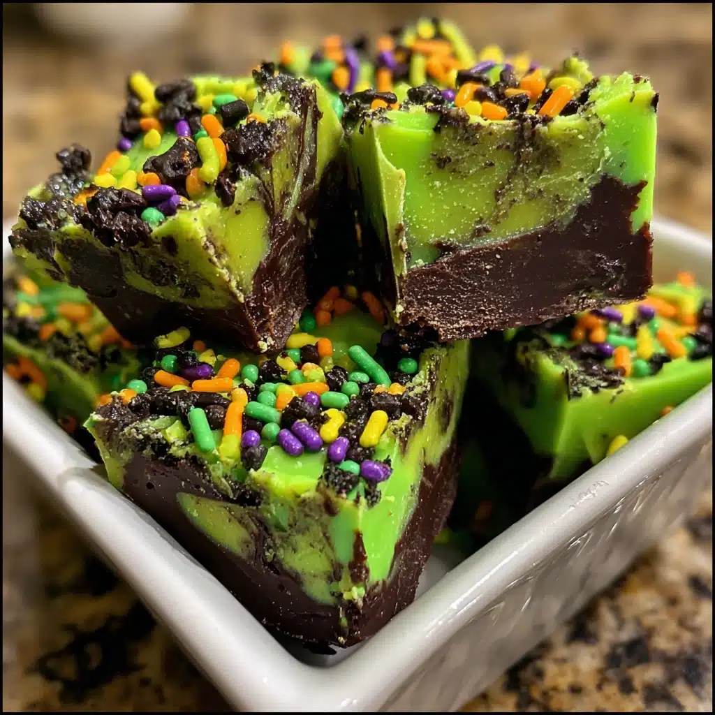HALLOWEEN WICKED WITCH FUDGE