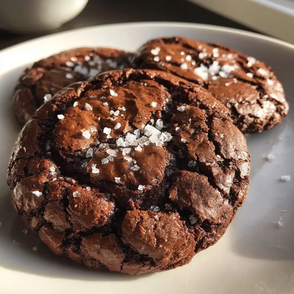 Indulge in Salted Double Chocolate Peanut Butter Cookies