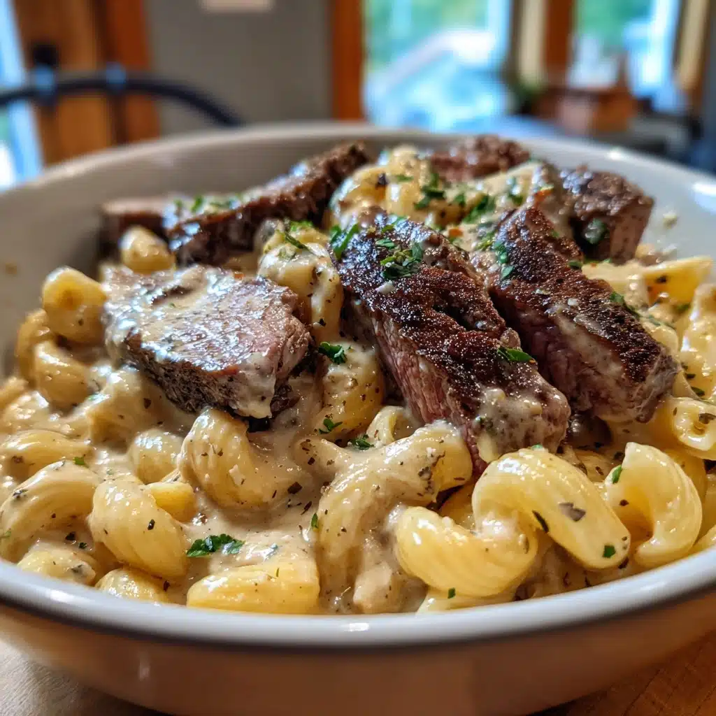 Indulge in the Best Creamy Steak and Pasta Dinner Tonight