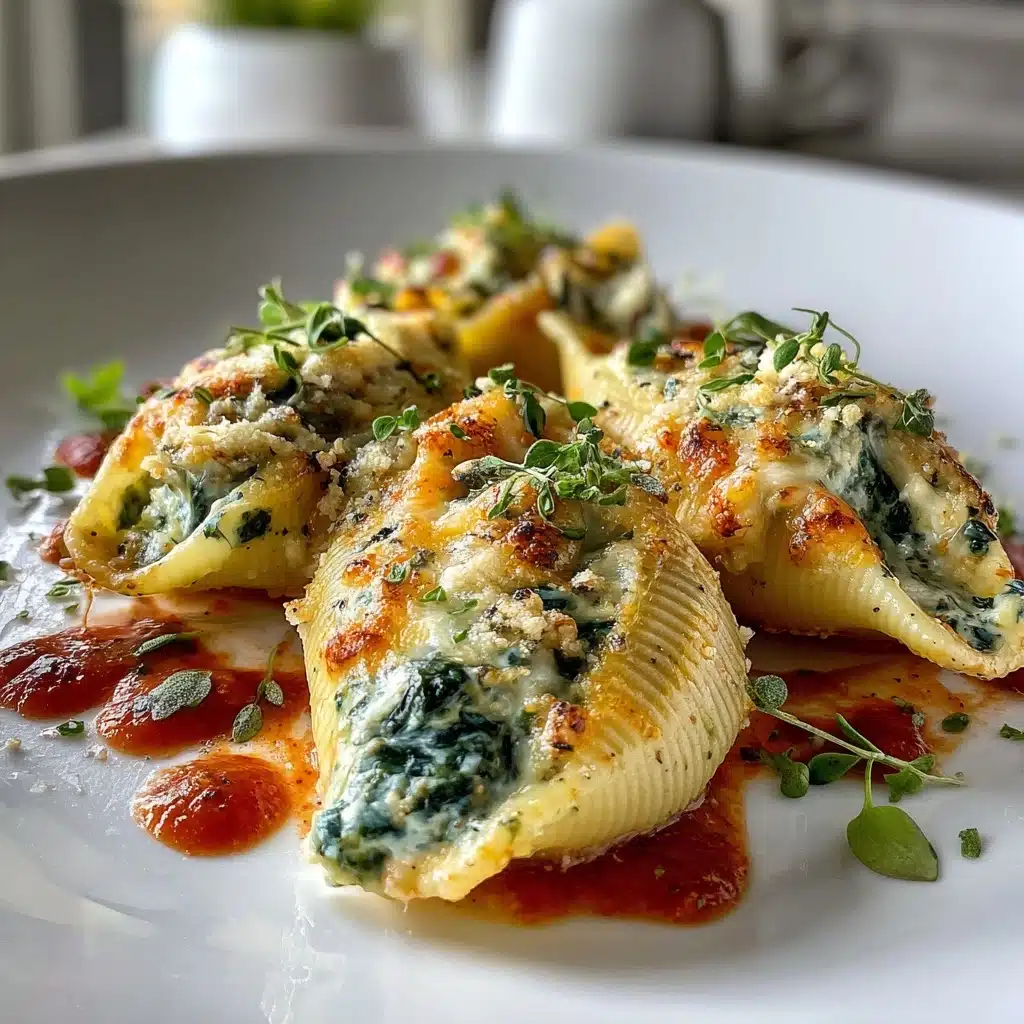 Irresistible Easy Spinach and Ricotta Stuffed Shells
