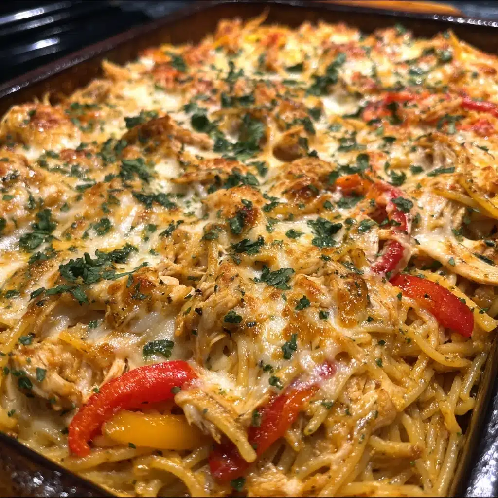 Irresistible Homemade Southern Chicken Spaghetti Casserole