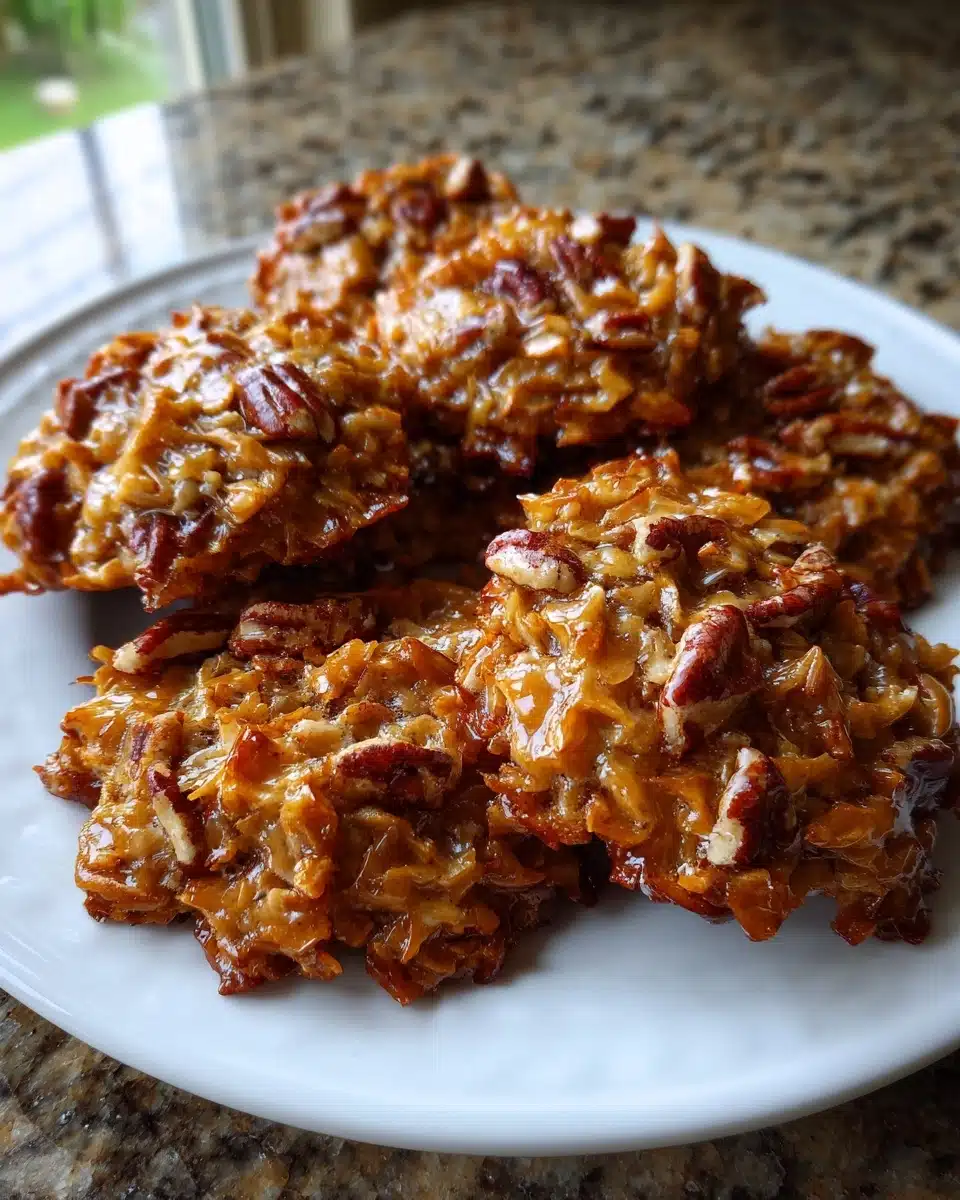 No-Bake Coconut Pecan Praline Cookies Recipe – Quick Southern Favorite