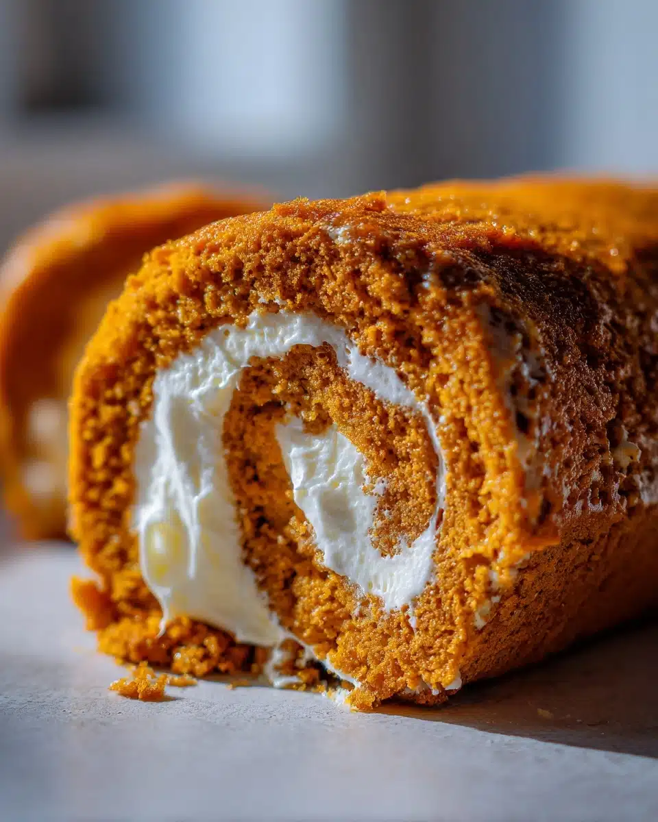 Pumpkin Roll Recipe with Cream Cheese Filling – Classic Fall Dessert