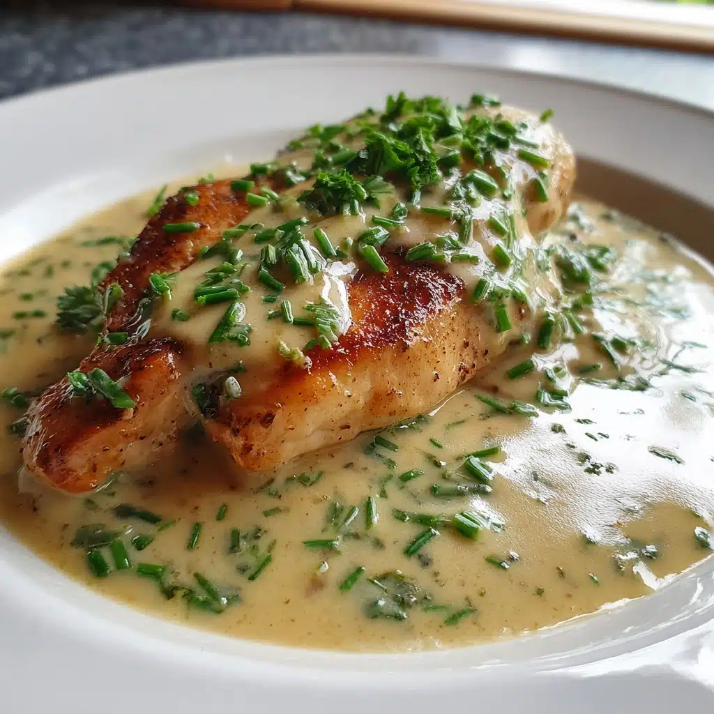 Seared Chicken in Creamy Chive Sauce