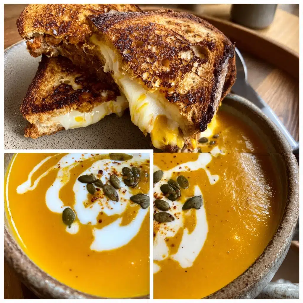 Spooky Butternut Squash Soup with Grilled Cheese Ghost: A Halloween Delight