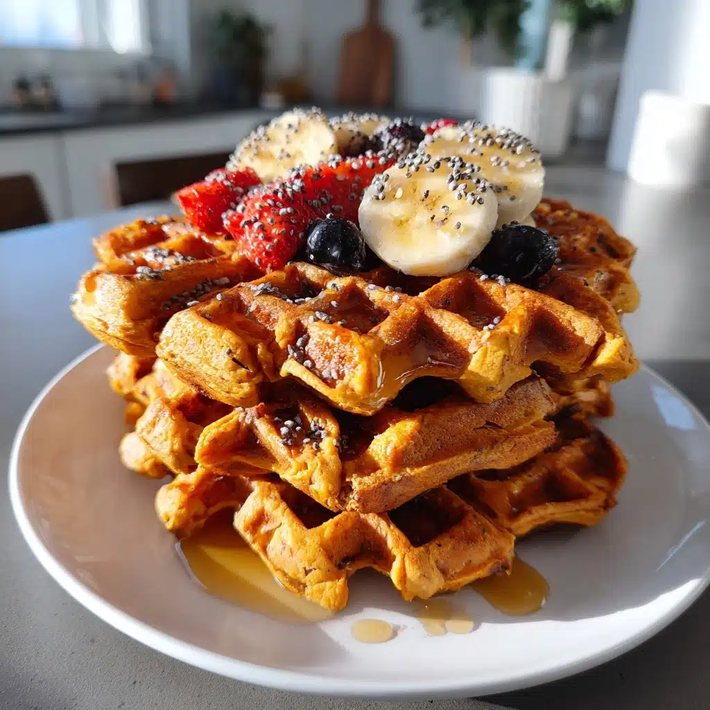 Vegan Sweet Potato Waffles