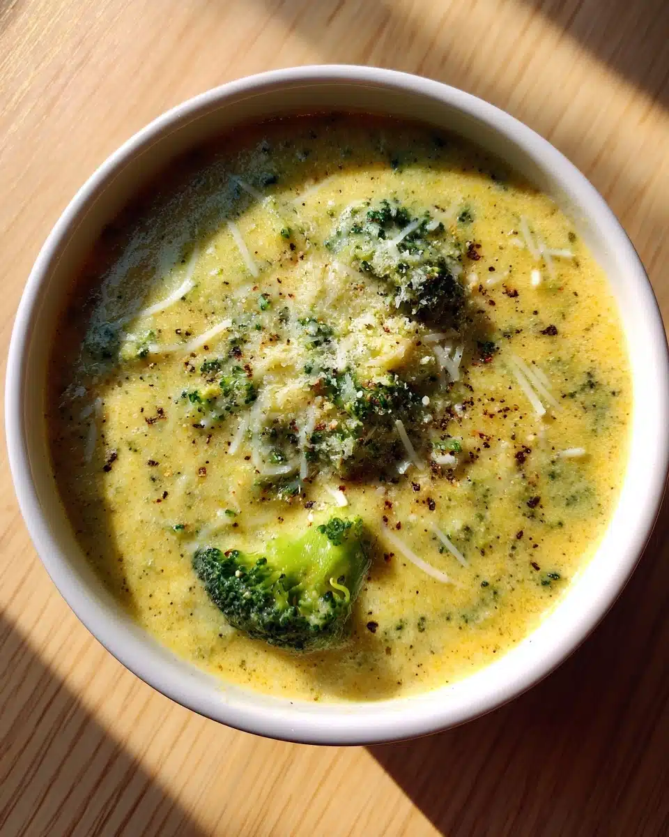 Creamy Broccoli Cauliflower Cheese Soup Recipe Delight