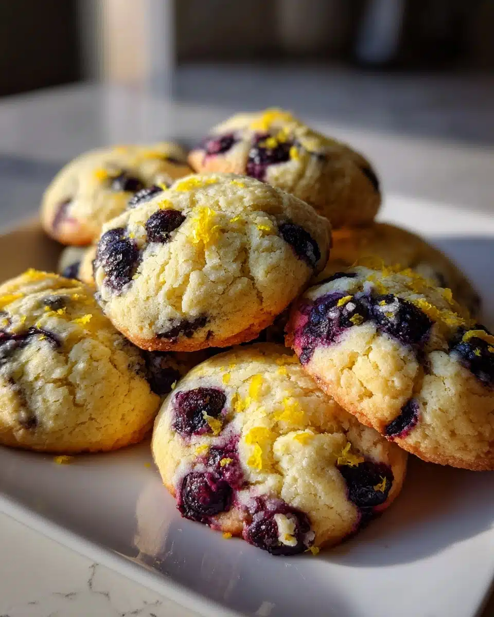 Irresistible Lemon Blueberry Cookies: A Sweet Delight