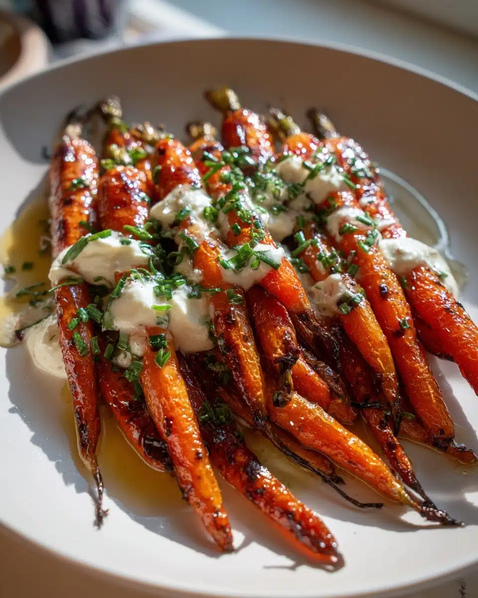 Irresistible Roasted Carrots with Whipped Ricotta & Hot Honey