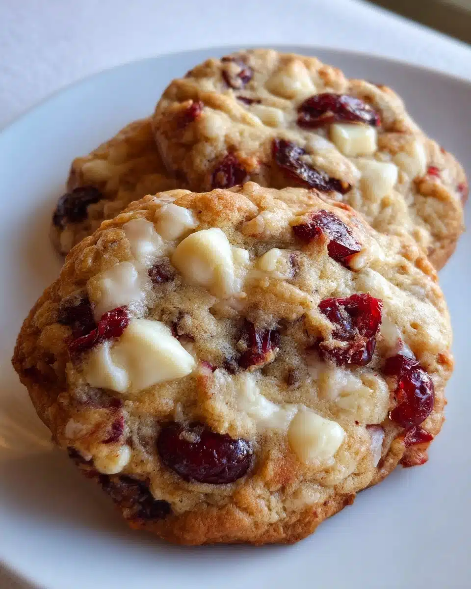 Irresistible White Chocolate Cranberry Cookies Recipe