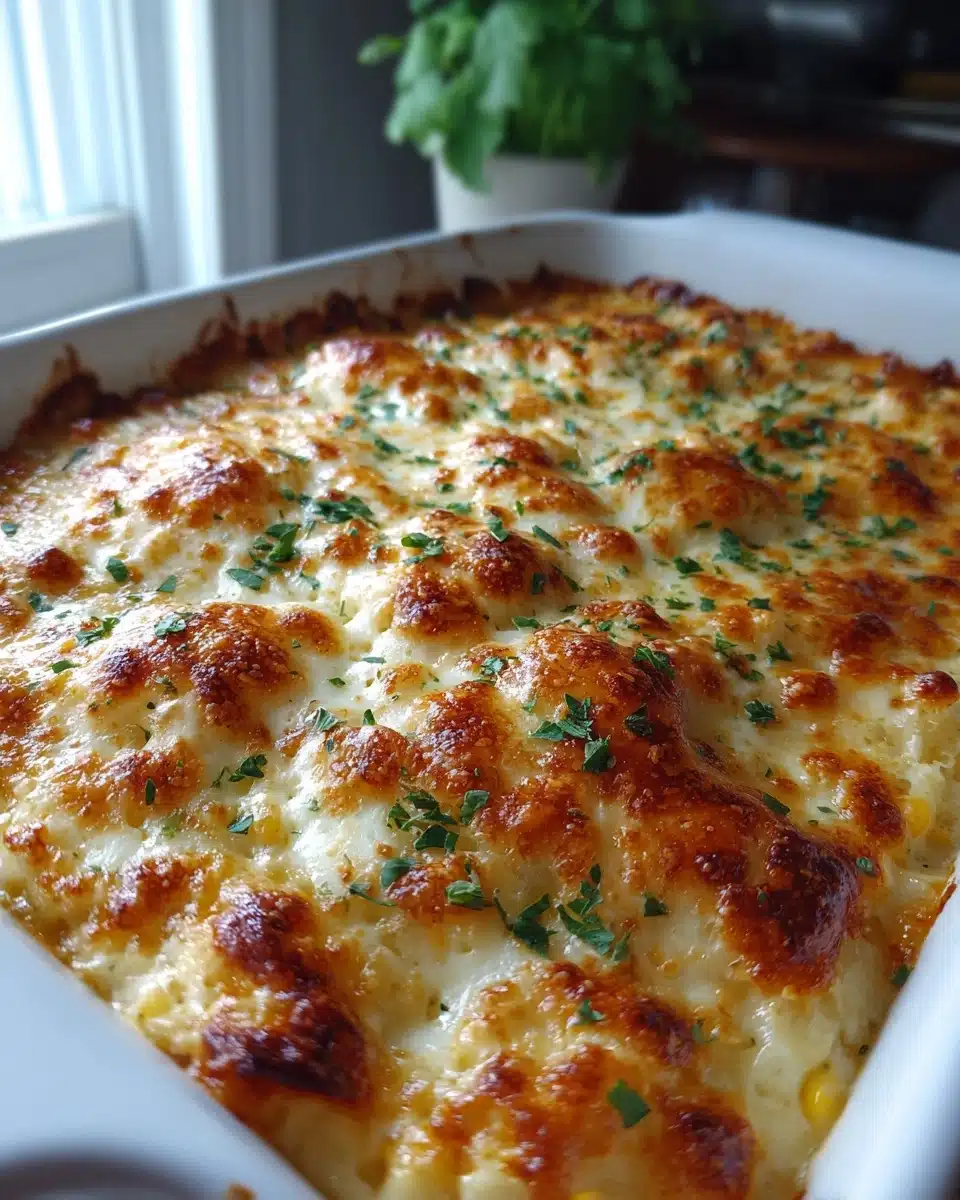 Ultimate Cheesy Cream Cheese Corn Casserole Recipe