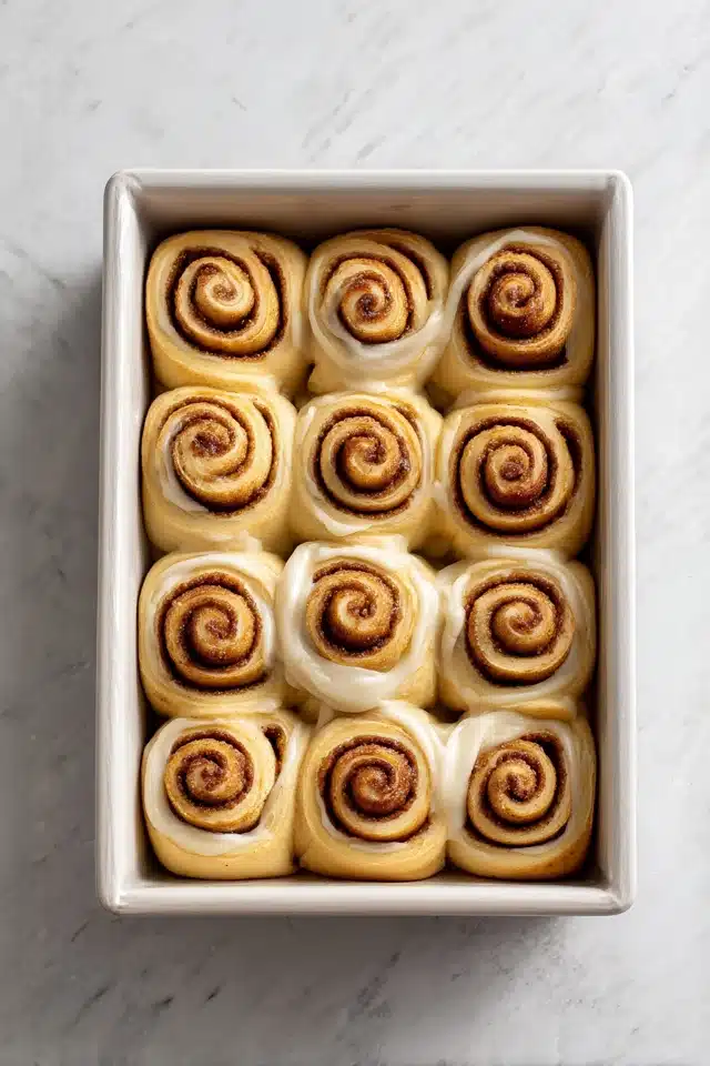 freshly kneaded soft cinnamon roll dough on floured countertop