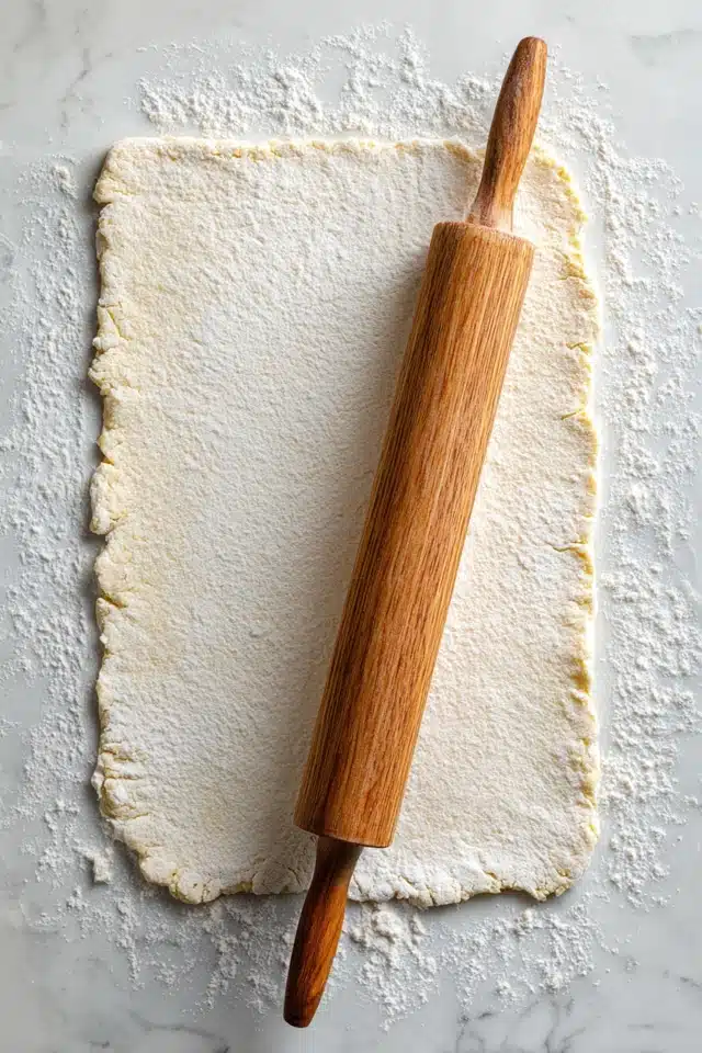 sliced cinnamon rolls arranged in baking pan before rising