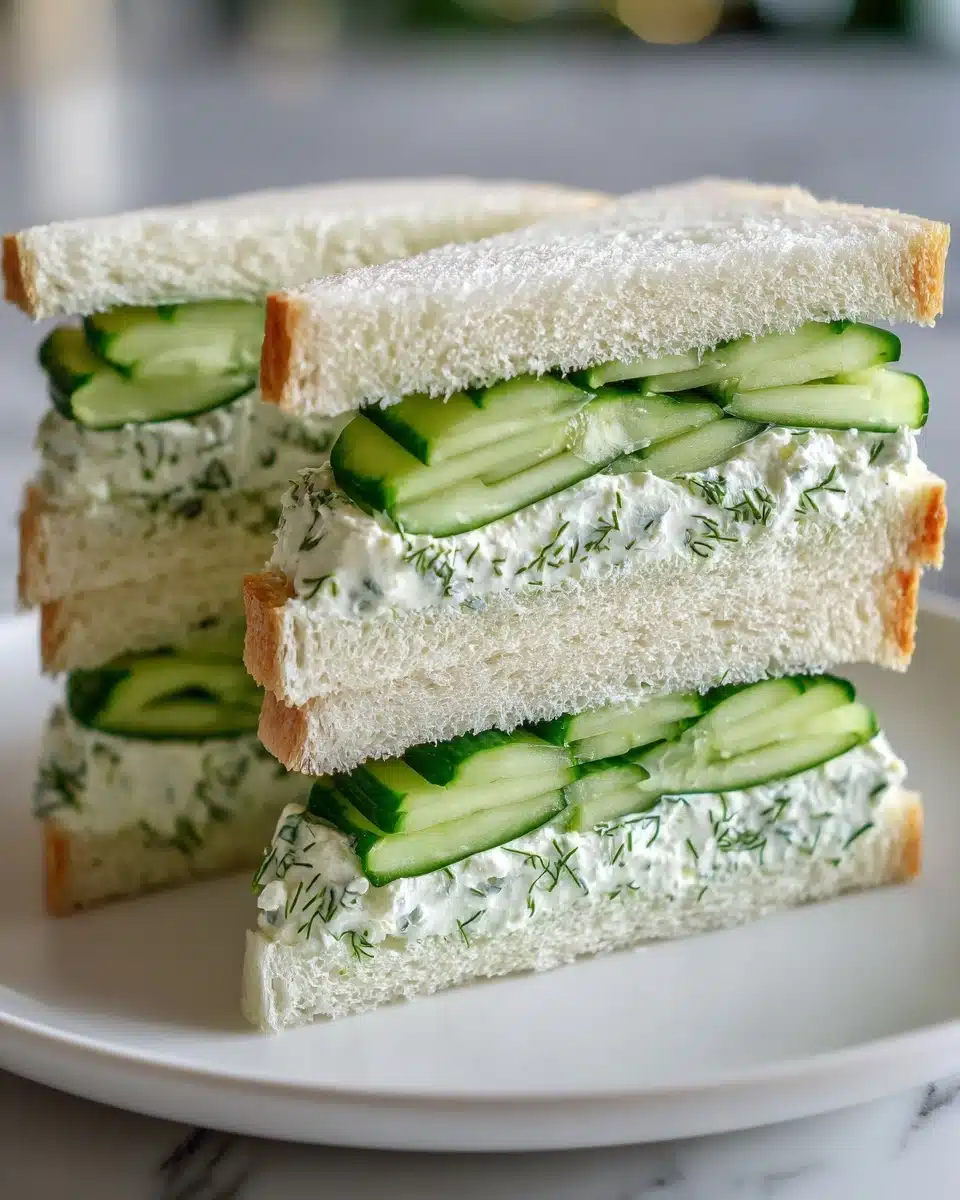 Shamrock Cucumber Tea Sandwiches – Delightfully Fresh Bites