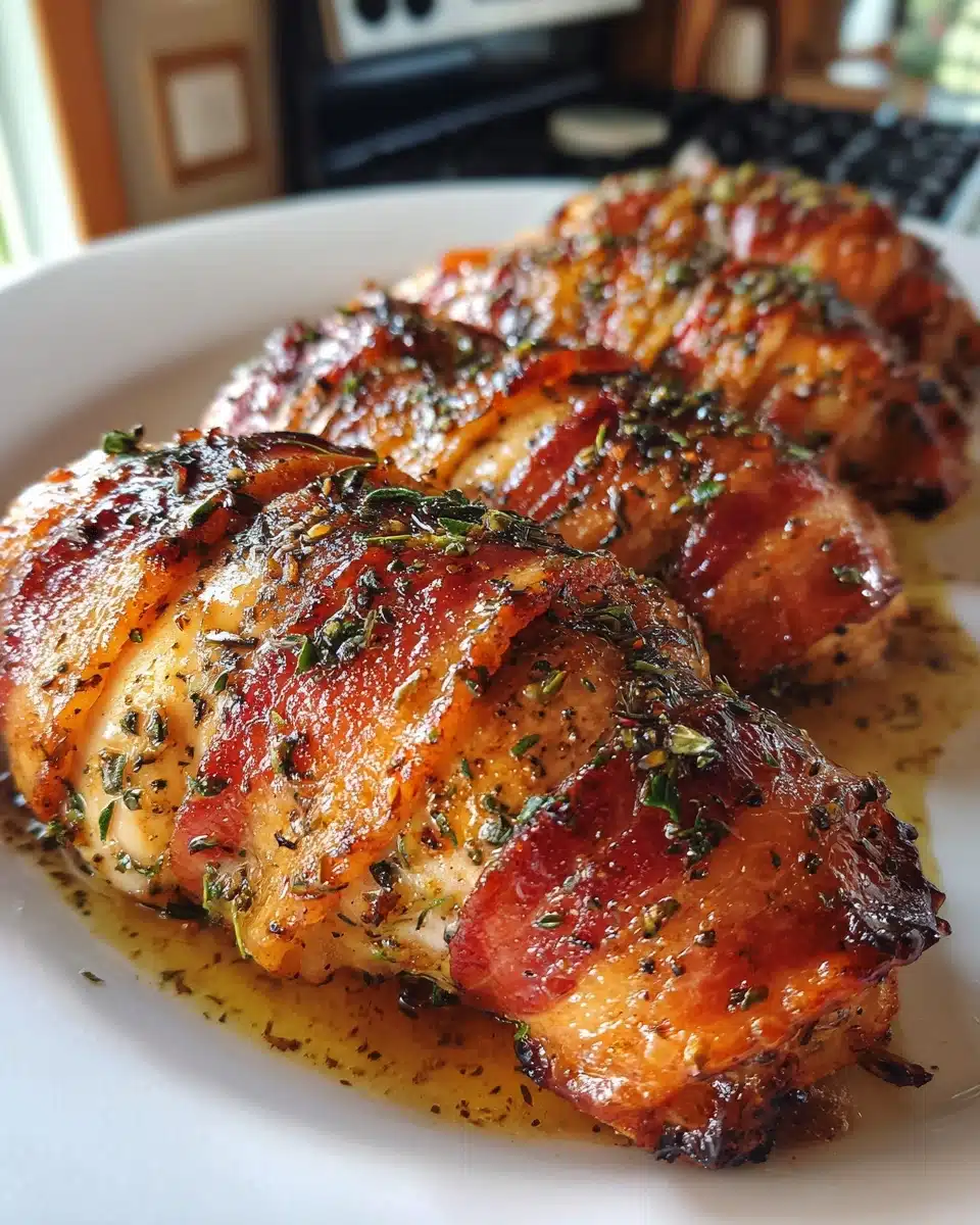 Bacon Wrapped Chicken Breast – Easy Juicy Dinner