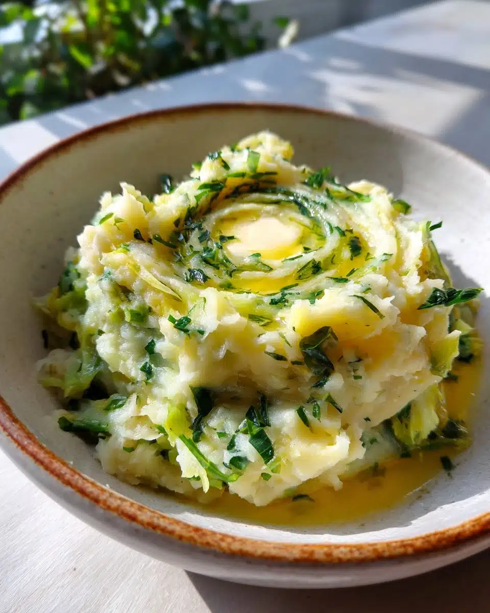 Colcannon (Irish Mashed Potatoes with Cabbage)