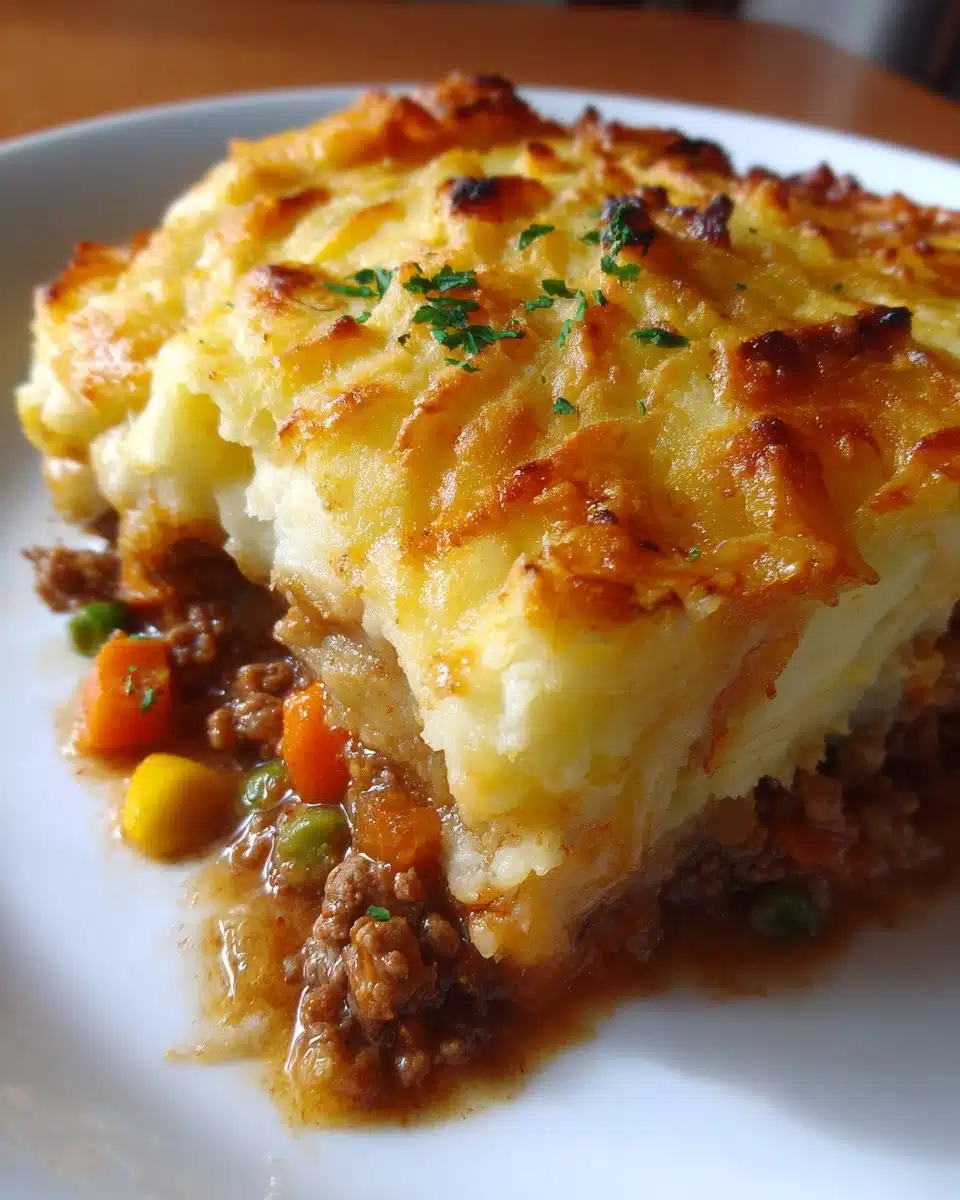 Cottage Pie with Ground Beef