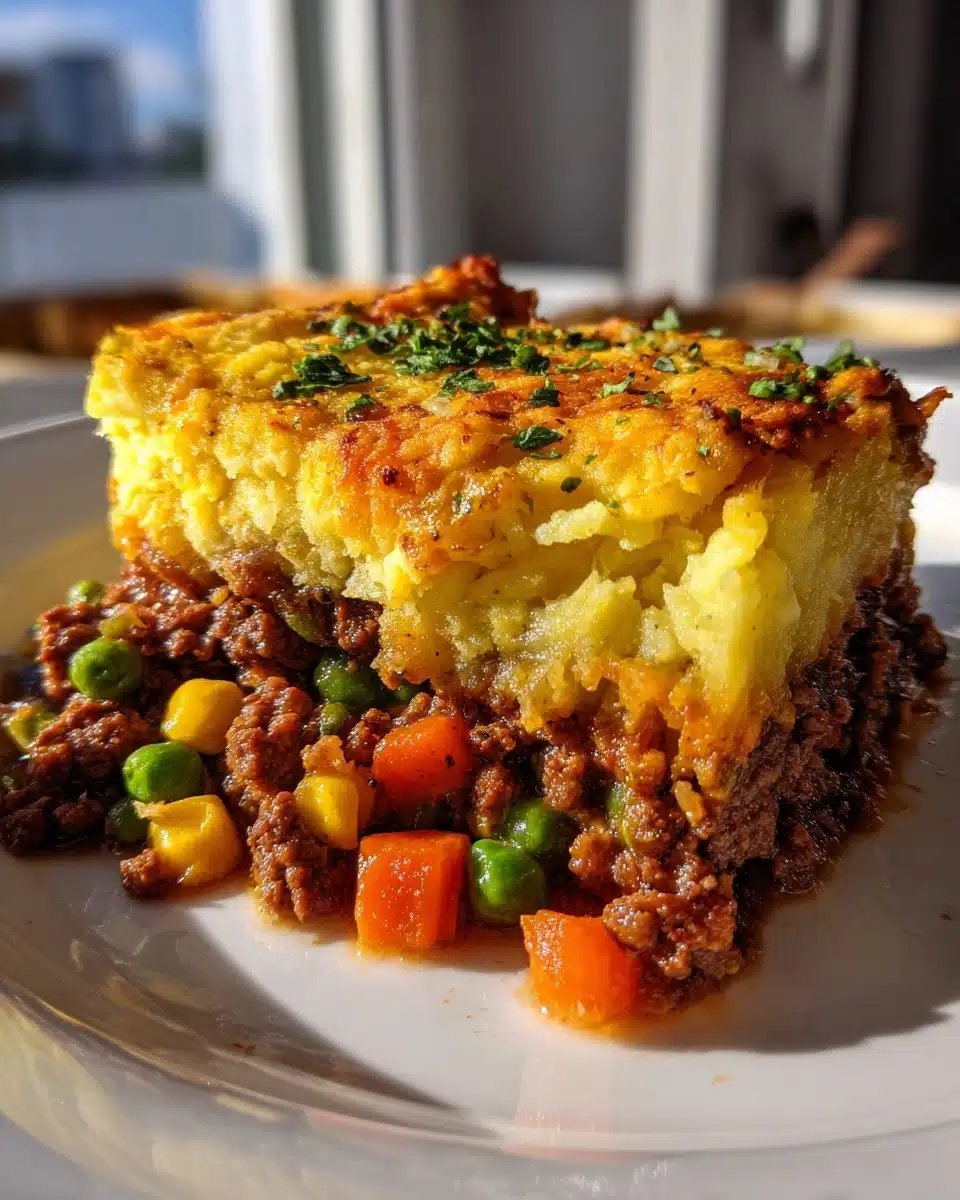 Crustless Irish Shepherd's Pie — High Protein, Low Carb & Packed with Flavor