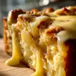 Irish Apple Cake with Custard Sauce