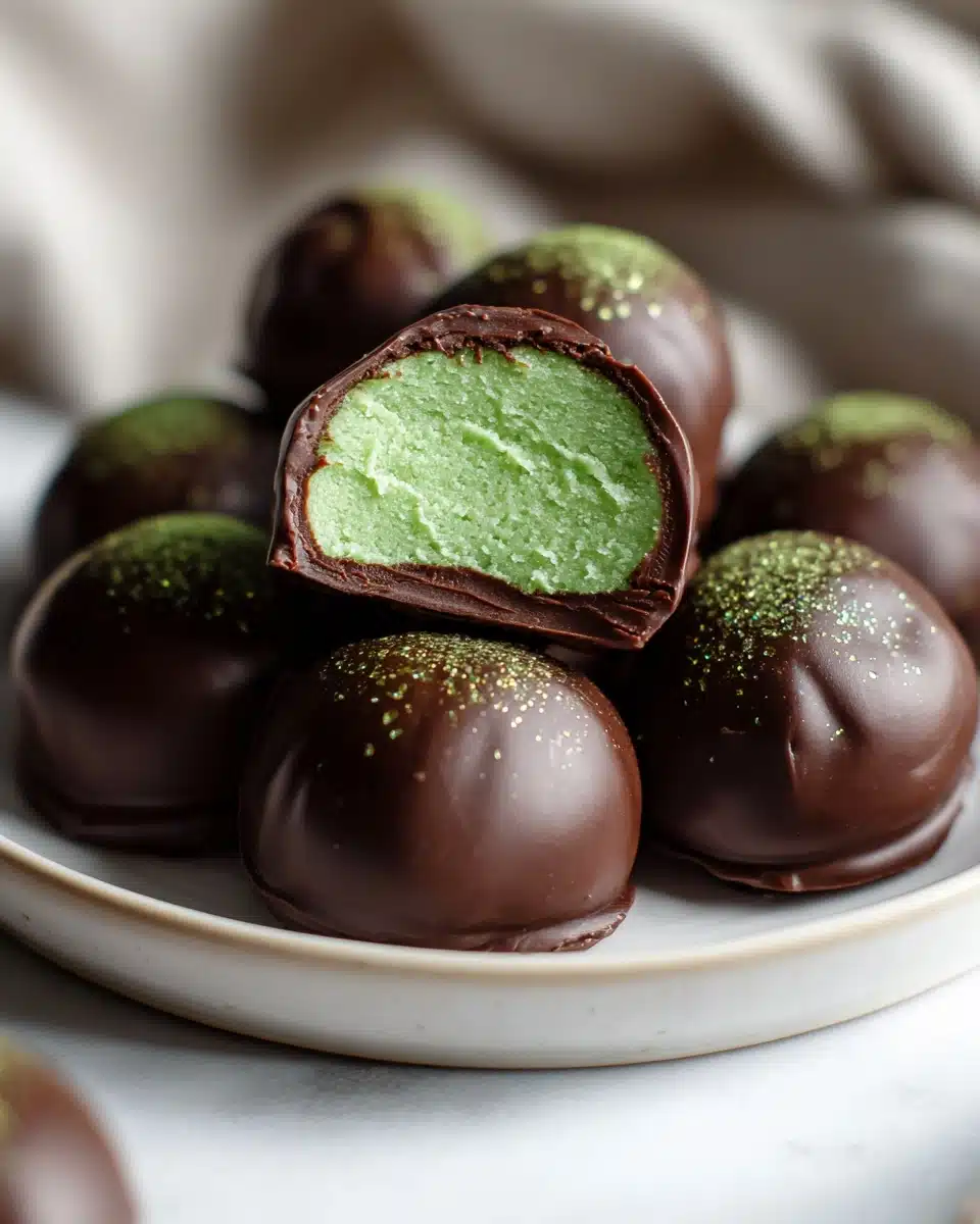 Keto Mint Chocolate Fat Bombs for St. Patrick's Day — Sweet, Green & 2 Net Carbs