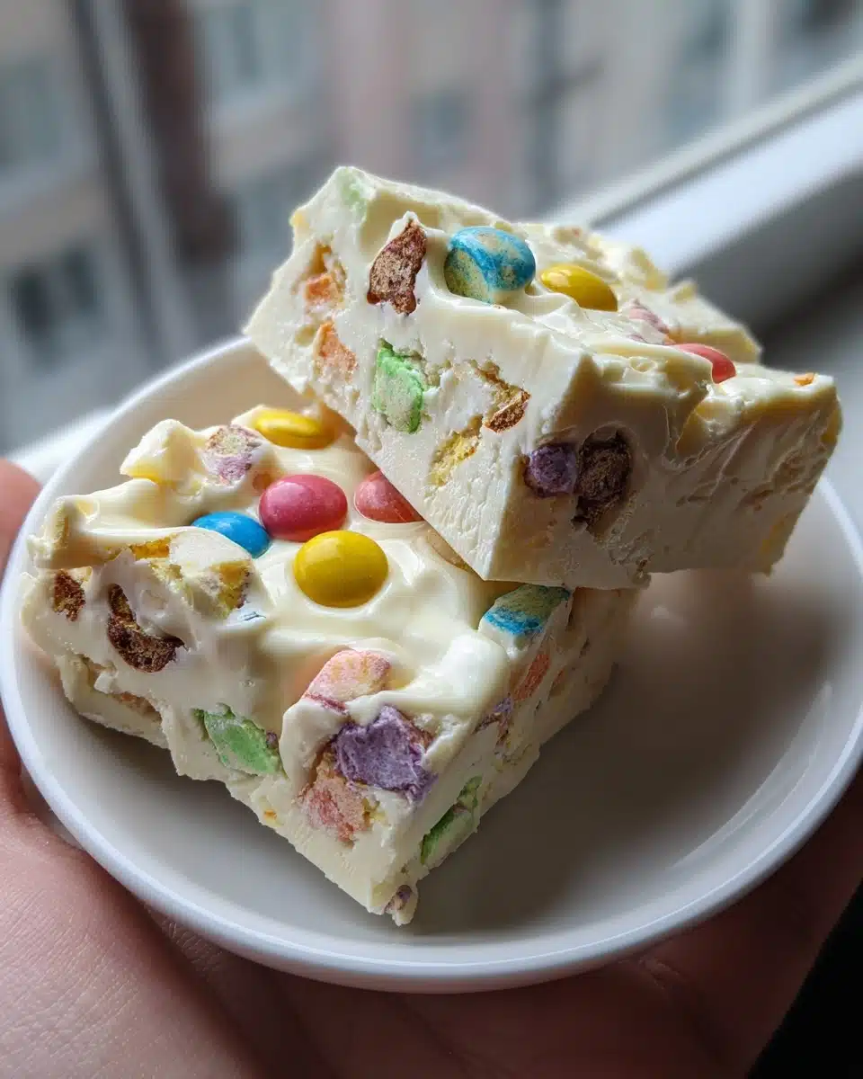 Leprechaun Bark (White Chocolate Candy)