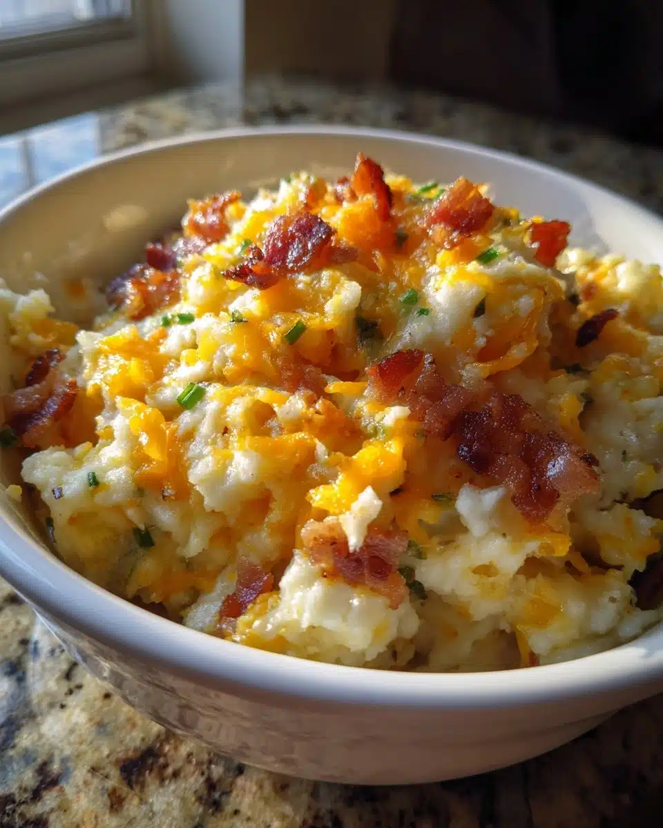 Low-Carb Loaded Colcannon with Bacon & Cheddar — Comfort Food Without the Carbs