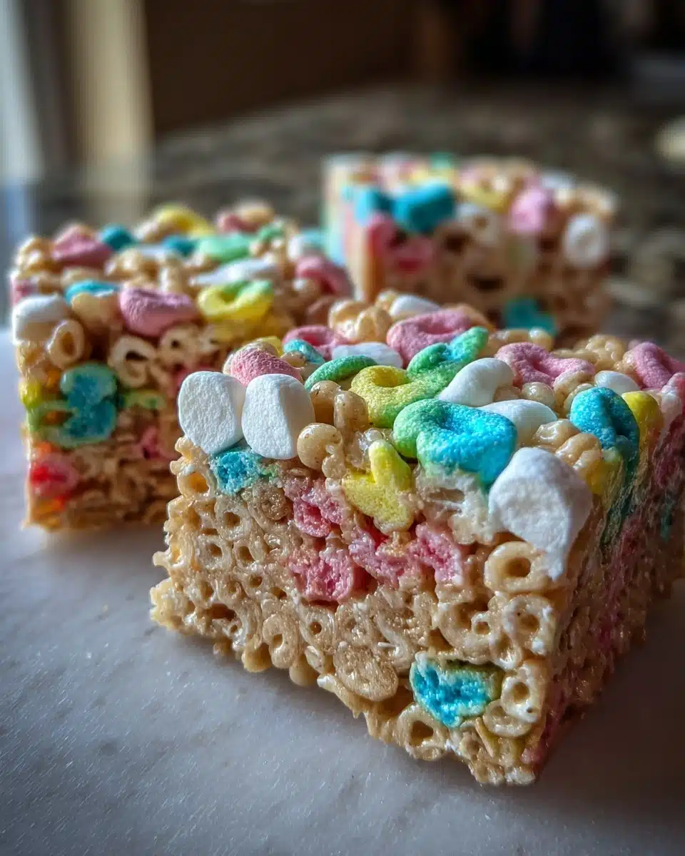 Lucky Charms Rice Krispie Treats