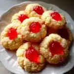 Maraschino Cherry Irish Butter Cookies — The Prettiest Cookie on the St. Patrick's Day Table
