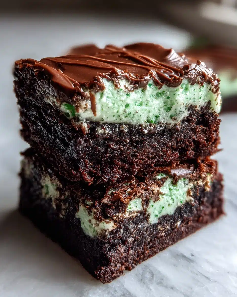Mint Chocolate Brownies