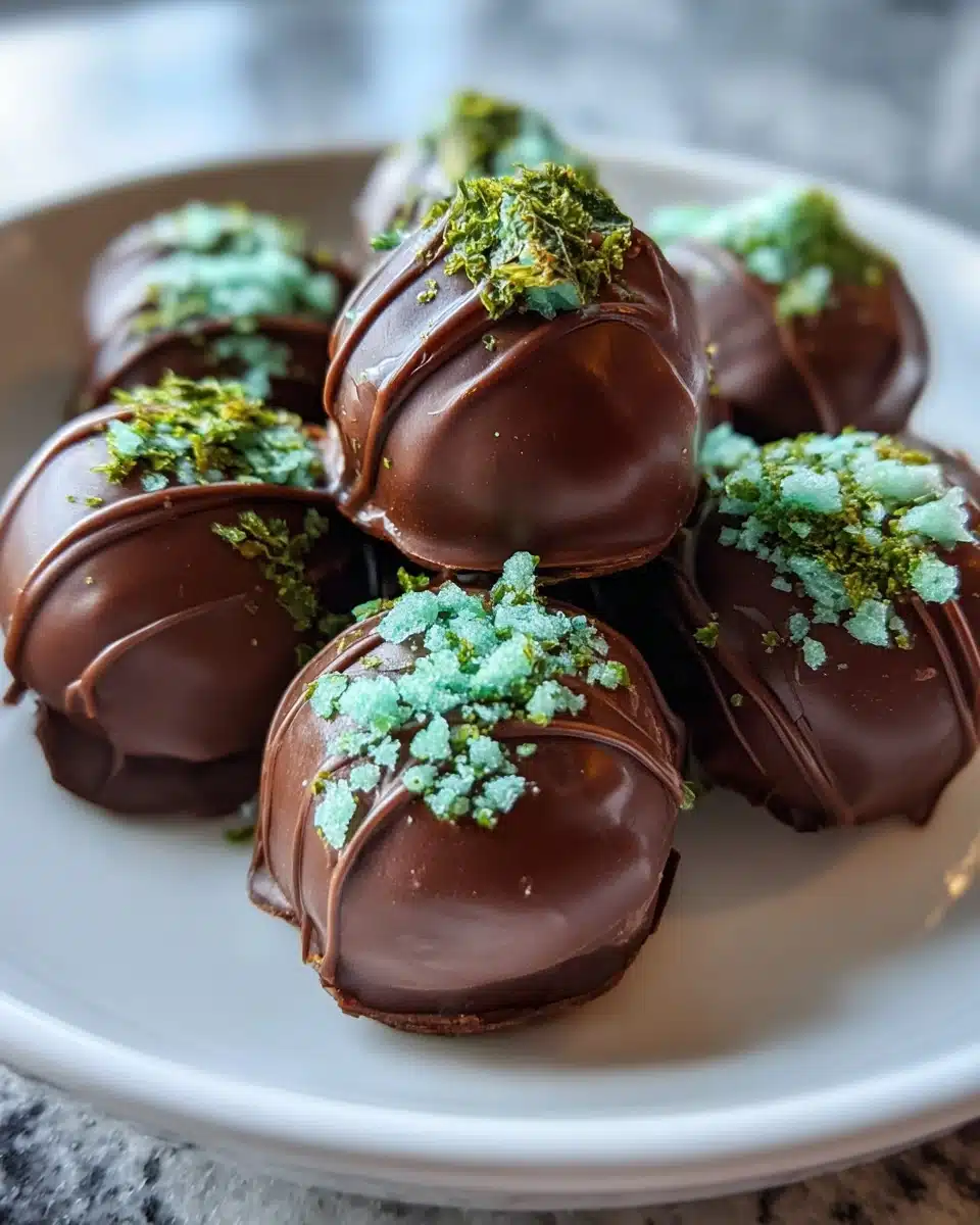 Mint Oreo Truffles