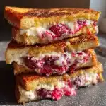 Shamrock Cherry Cheesecake Stuffed French Toast — St. Paddy's Day Brunch Goals