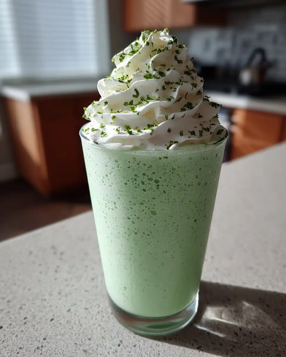 Shamrock Shake (Mint Vanilla Milkshake)