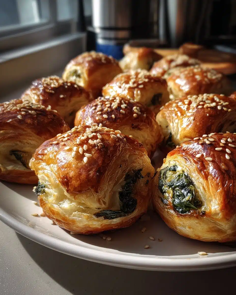 Spinach & Feta Puff Pastry Bites